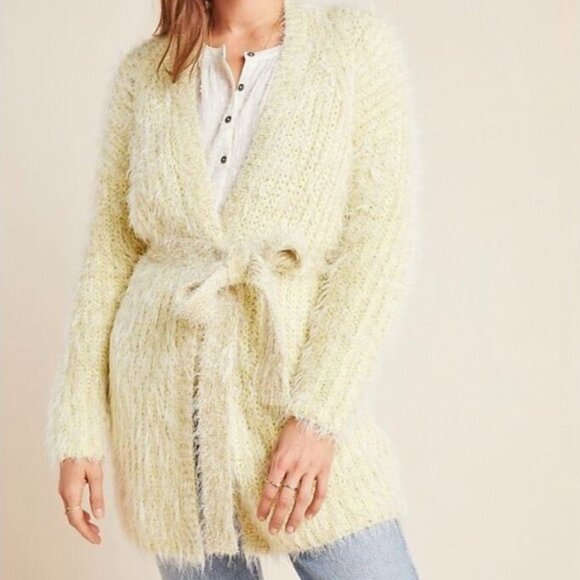 EUC Anthropologie Larkin Shimmer Cardigan, Size S - Picture 2 of 7